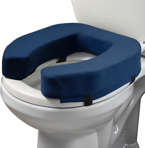 The Lunderg Padded 3 inch Toilet Seat Riser Toilet seat pressure pad
